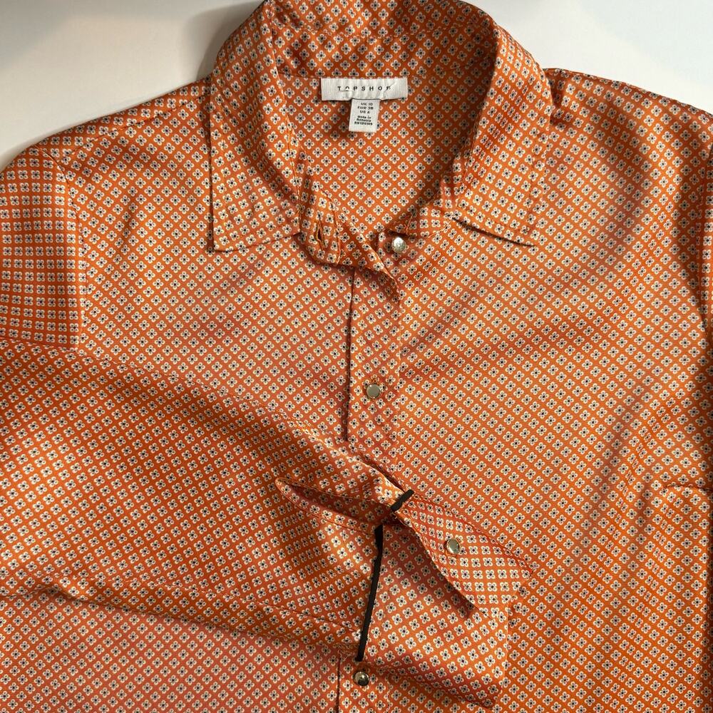 Topshop Women’s size 6 Casual Button-Down Blouse - Picture 3 of 8